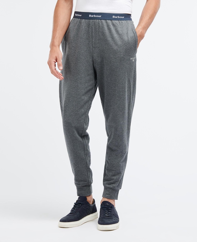 Men's Barbour Jake Lounge Jogger Pants Grey | KPCZ-58736
