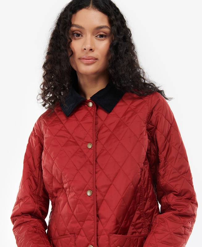 Women's Barbour Annandale Quilted Jackets Red | ZJCL-58694