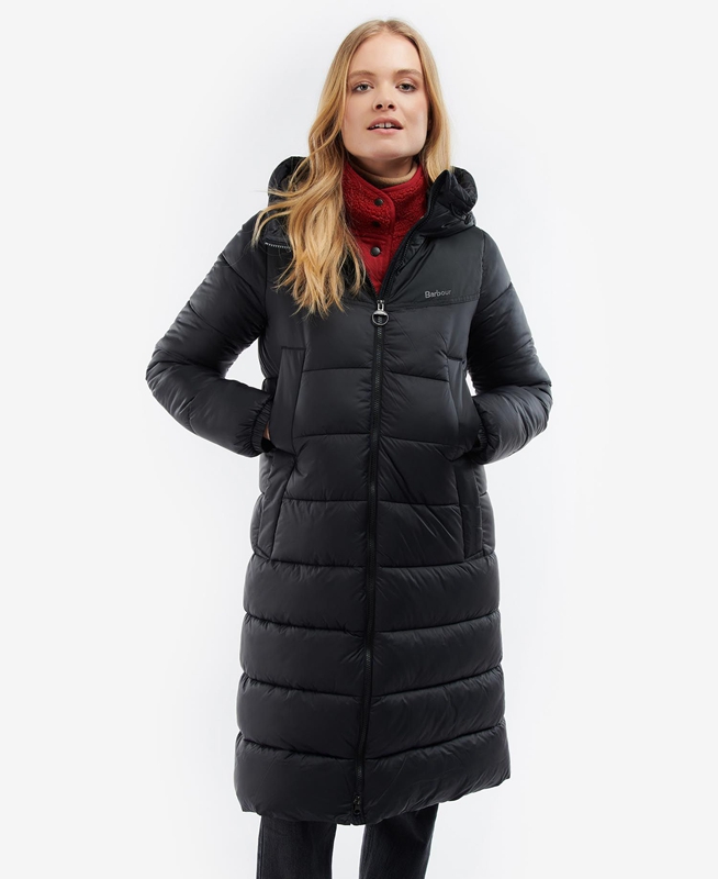 Women's Barbour Buckton Quilted Jackets Black | XYHU-61704