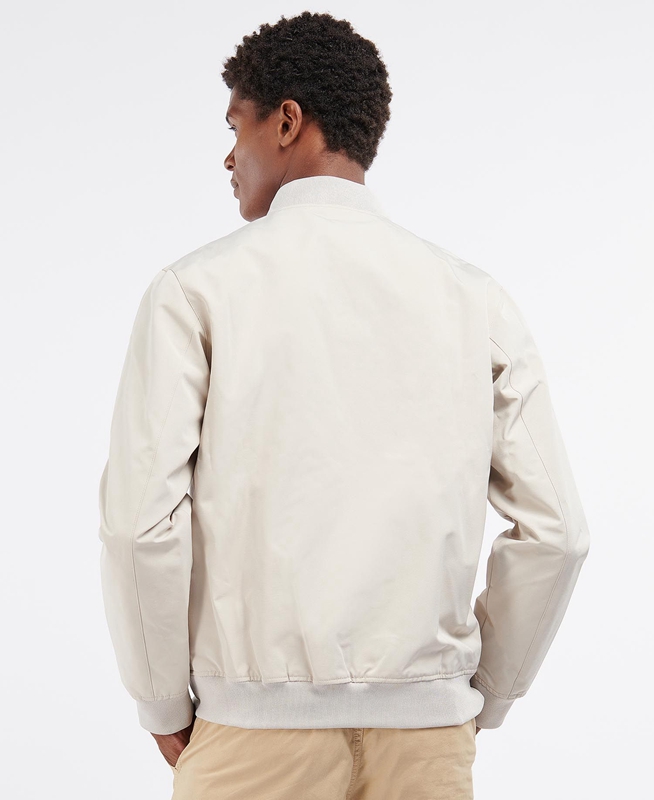Men's Barbour Ando Casual Jackets Beige | OERY-29876