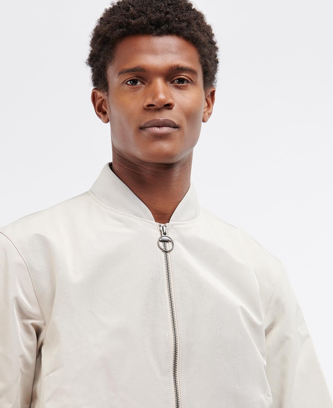 Men's Barbour Ando Casual Jackets Beige | OERY-29876