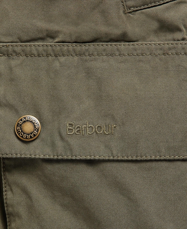 Men's Barbour Ashby Casual Jackets Olive | VXRC-47390