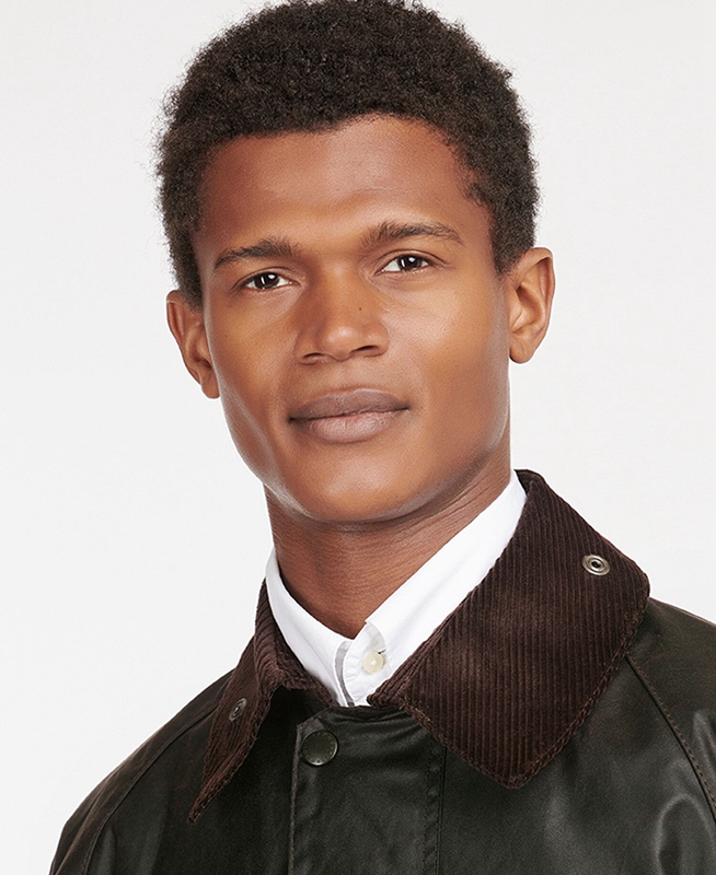 Men's Barbour Beaufort® Waxed Jackets Black | BDJH-03861