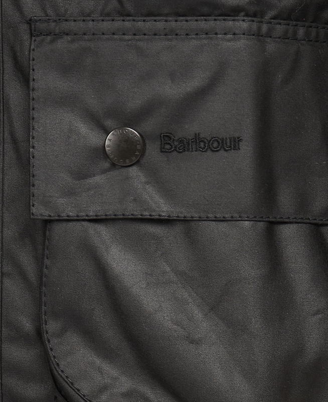 Men's Barbour Beaufort® Waxed Jackets Black | PZCL-63084