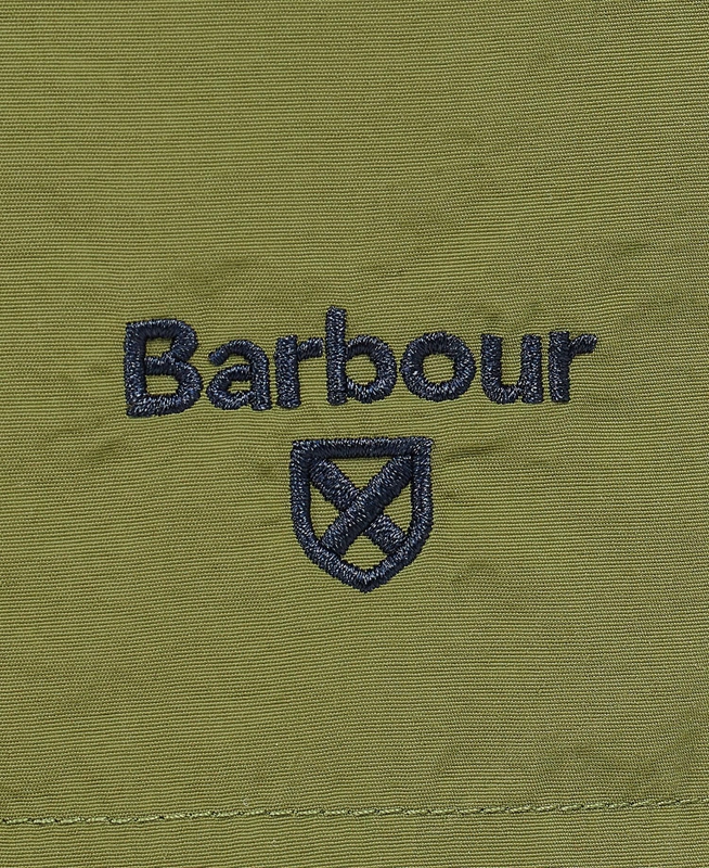 Men's Barbour Essential Logo 5'' Swim Pants Olive | MNQZ-25096