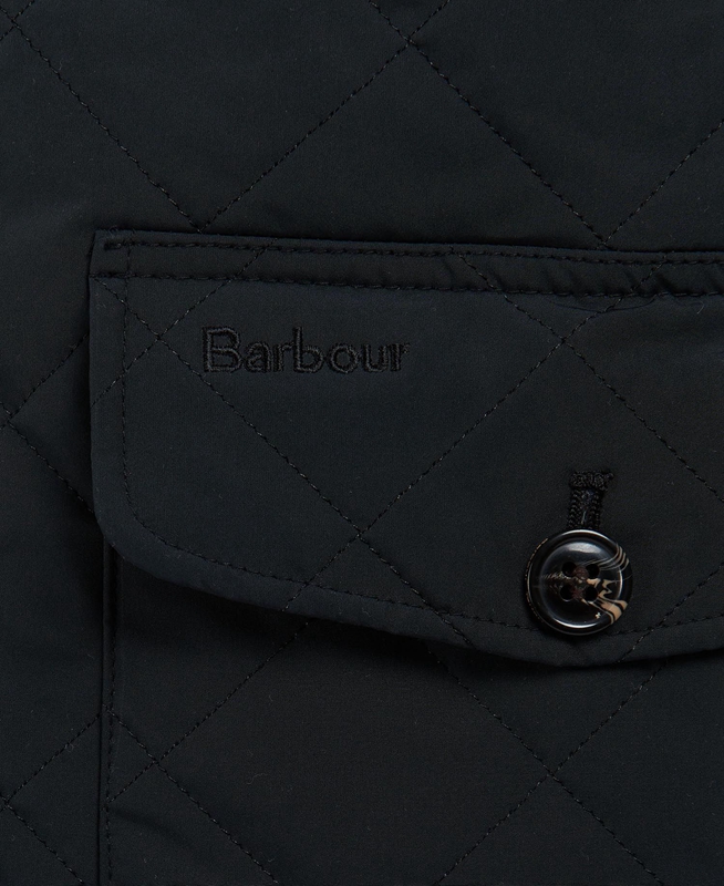 Men's Barbour Hitchen Quilted Jackets Black | CGYE-10963