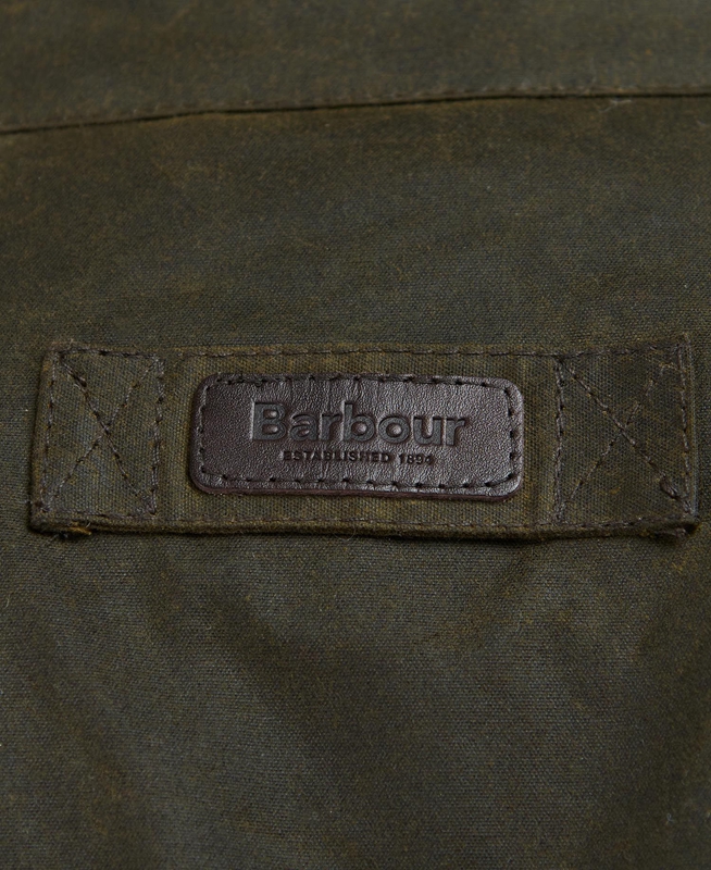 Men's Barbour Sheldon Waxed Jackets Olive | BTYG-06941