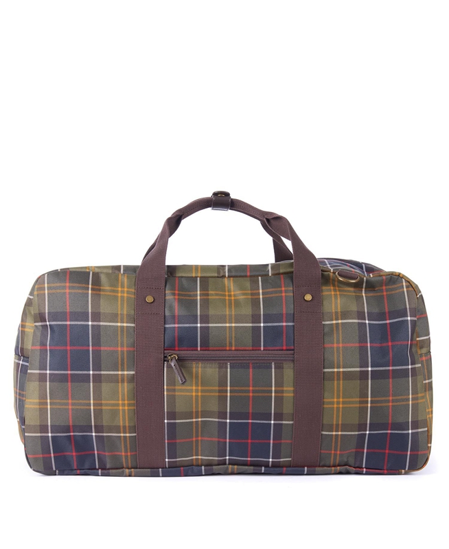 Men's Barbour Torridon Tartan Holdall Bags Multicolor | QOUL-89634