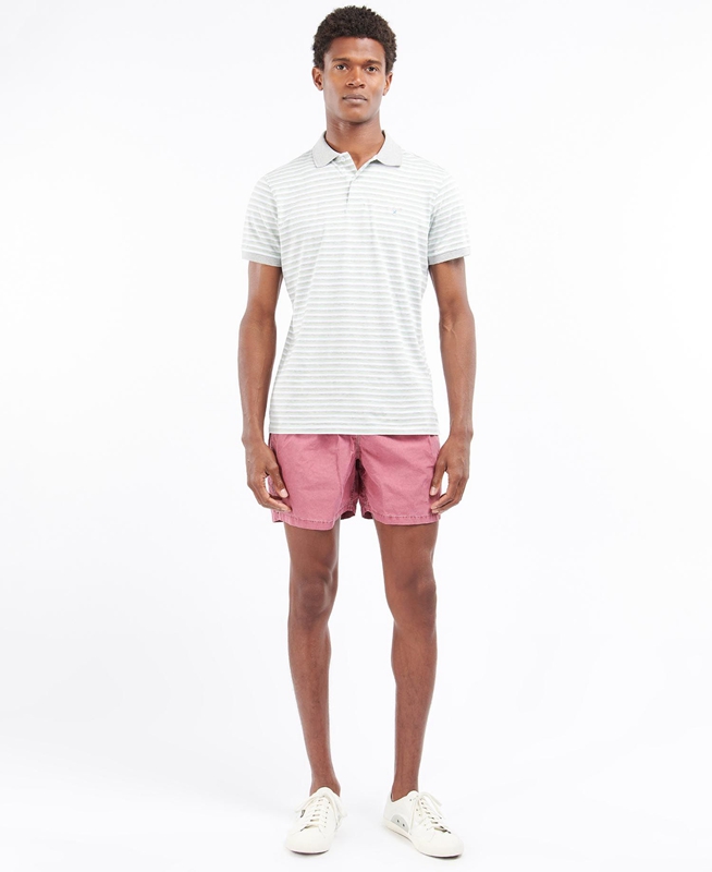 Men's Barbour Turnberry Swim Pants Red | IUCF-32106