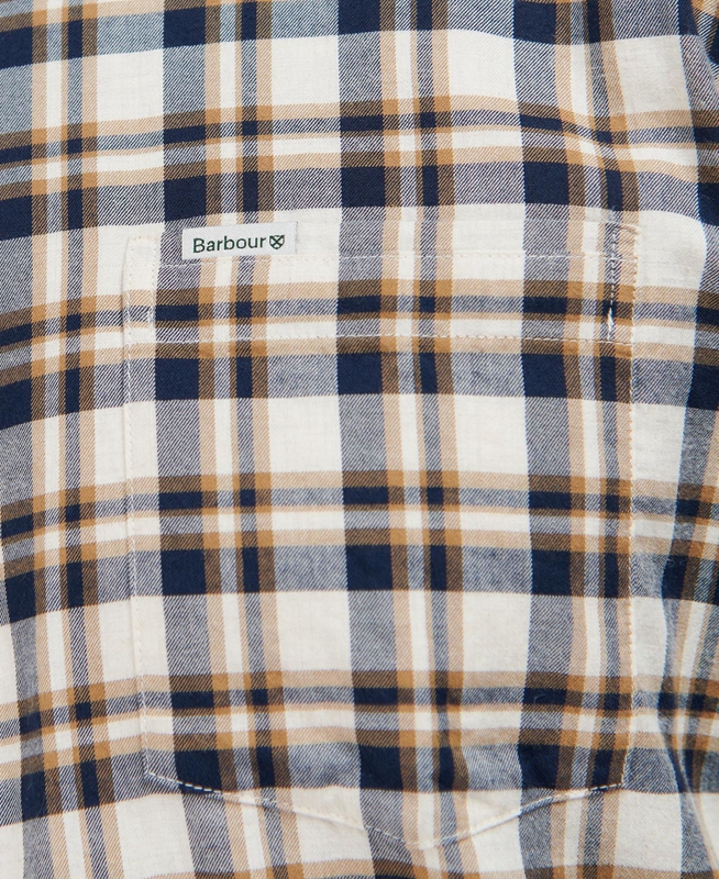 Men's Barbour Turville Regular Fit Shirts Beige | ZWOF-10987