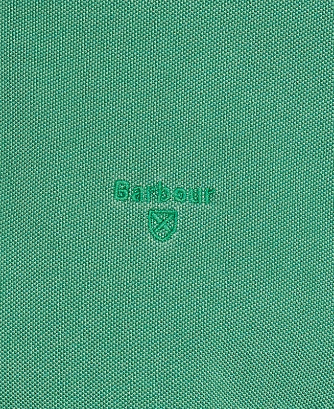 Men's Barbour Washed Sports Polo shirts Green | BIWL-41890