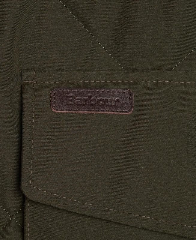 Men's Barbour Winterdale Vest Olive | MNEH-47658