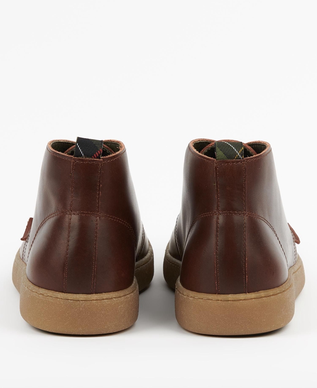 Men's Barbour Yuma Boots Brown | ETZD-18703