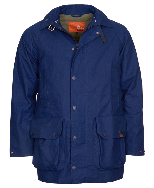 Men's Barbour x Ally Capellino Back Casual Jackets Navy | JSEB-41035