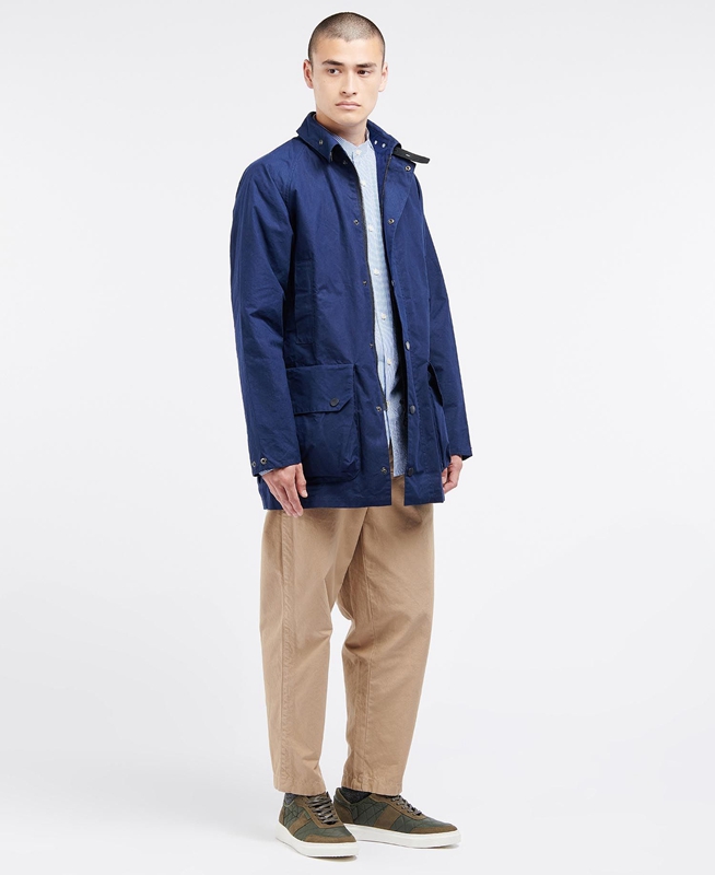 Men's Barbour x Ally Capellino Back Casual Jackets Navy | JSEB-41035
