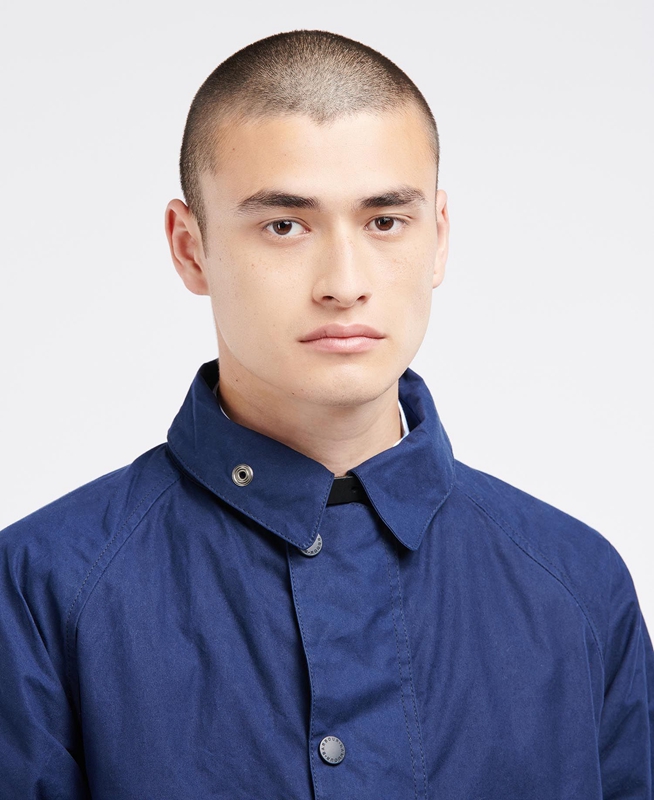 Men's Barbour x Ally Capellino Back Casual Jackets Navy | JSEB-41035