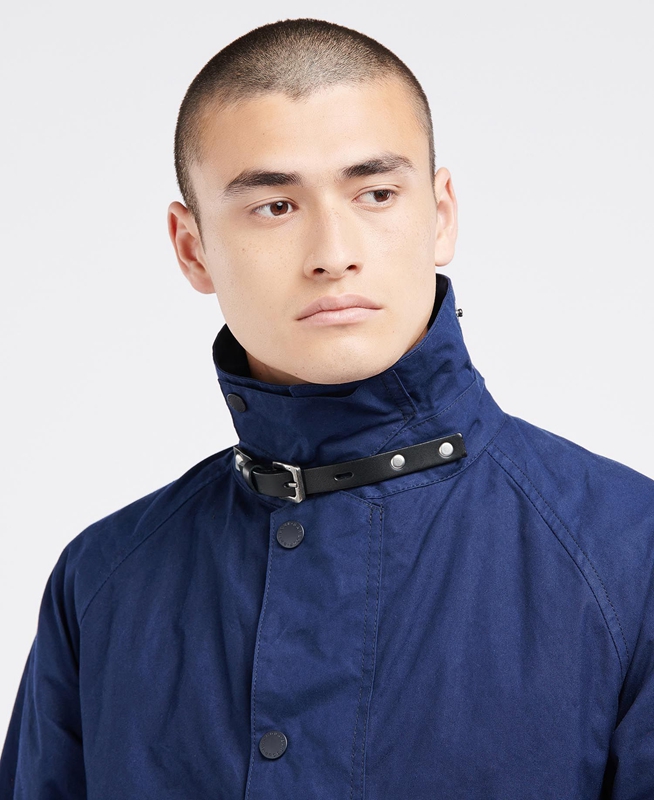 Men's Barbour x Ally Capellino Back Casual Jackets Navy | JSEB-41035