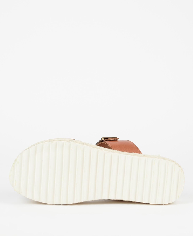 Women's Barbour Amelda Sandals Brown | IBOF-36510