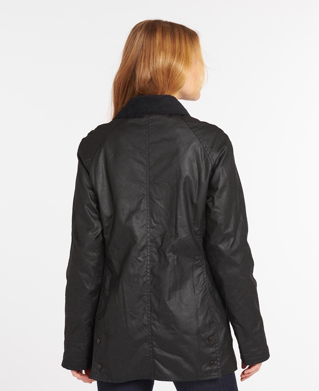 Women's Barbour Beadnell® Waxed Jackets Black | EHCY-10342