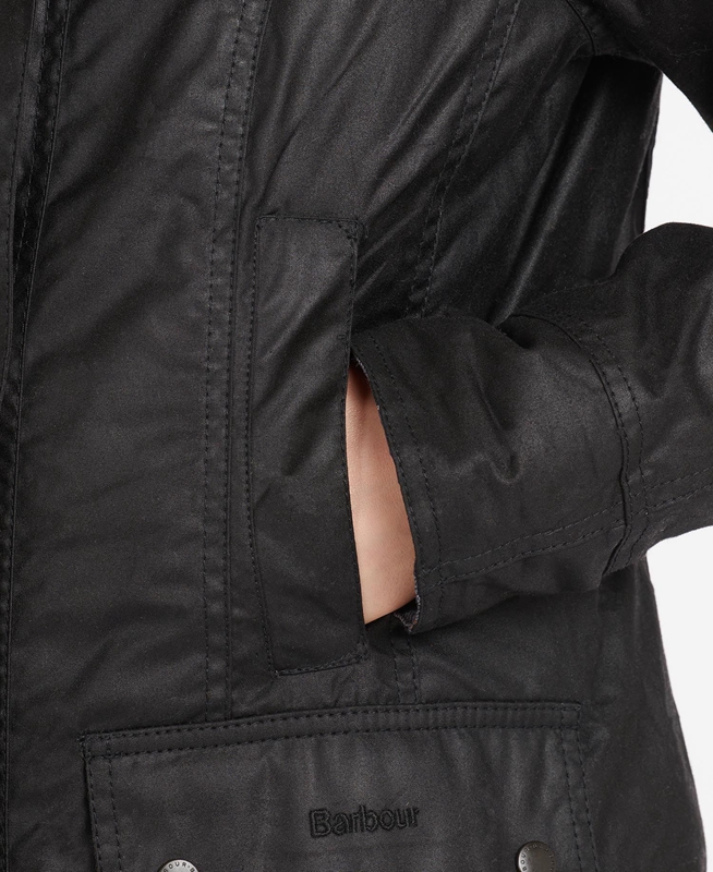 Women's Barbour Beadnell® Waxed Jackets Black | EHCY-10342