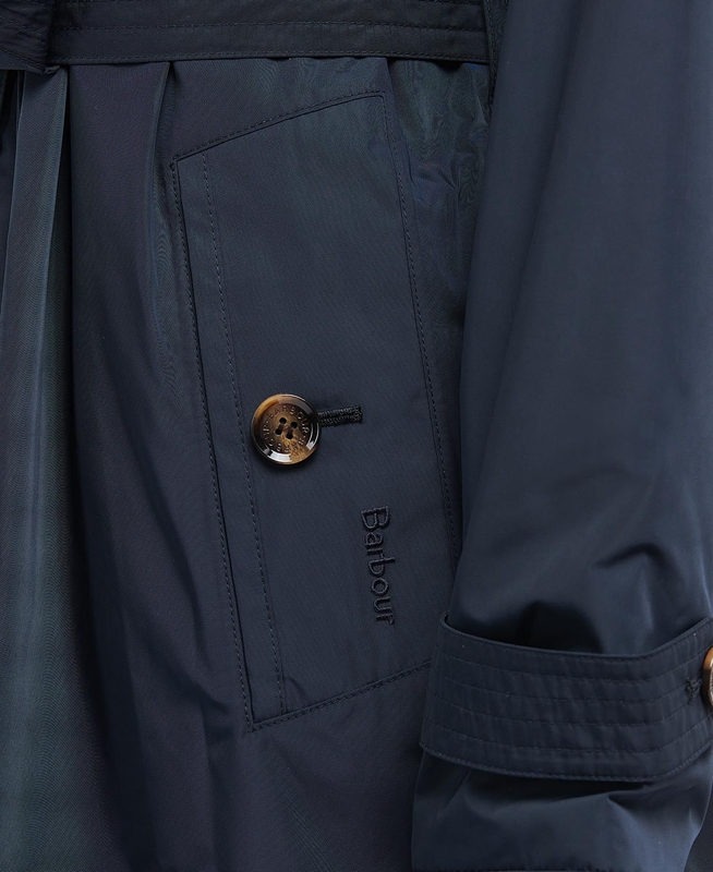 Women's Barbour Beatrice Waterproof Jackets Navy | QLKS-43065