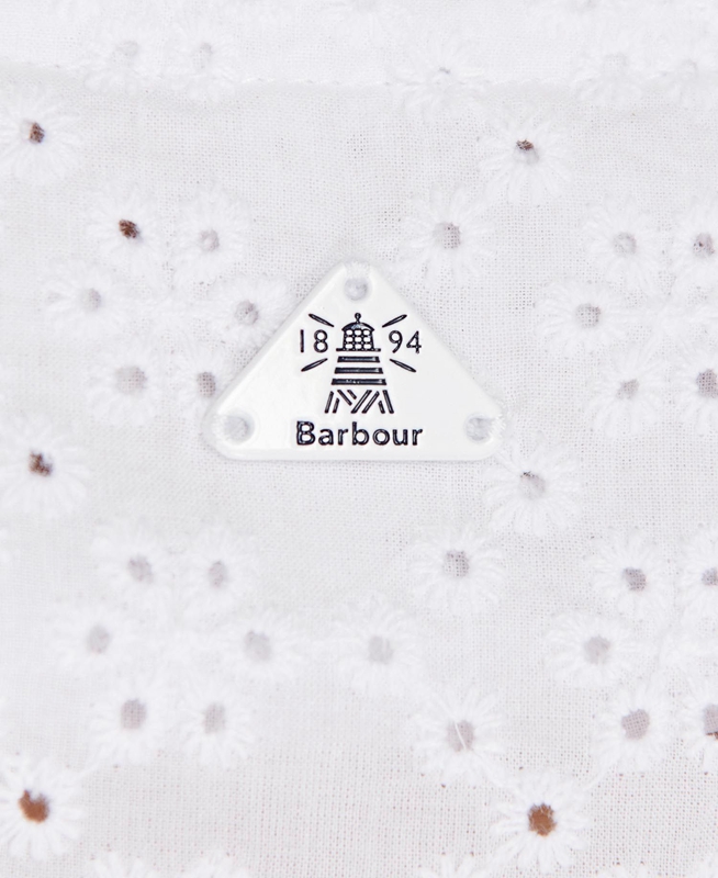 Women's Barbour Bindweed Top Shirts White | OMWE-65019