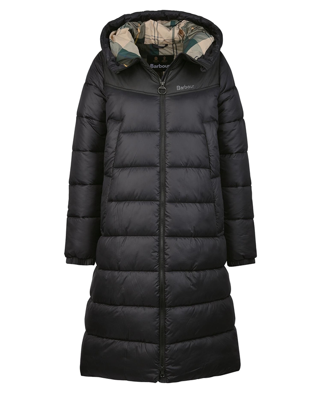Women's Barbour Buckton Quilted Jackets Black | XYHU-61704