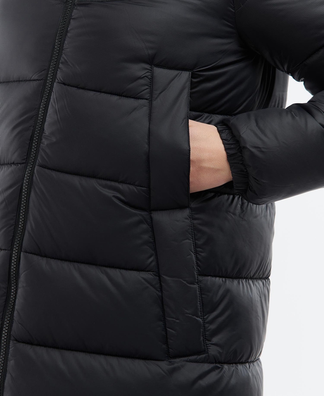 Women's Barbour Buckton Quilted Jackets Black | XYHU-61704