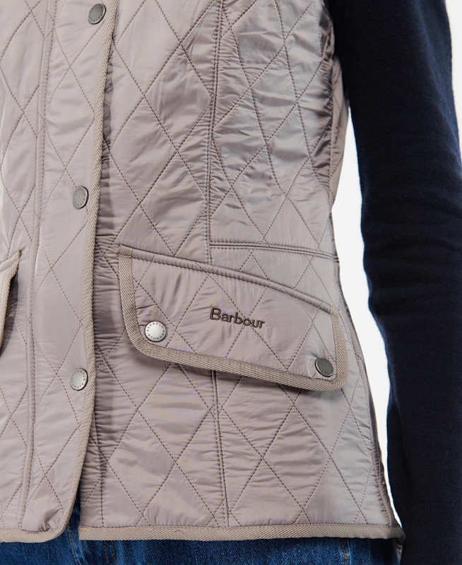 Women's Barbour Cavalry Vest Grey | POEH-58729