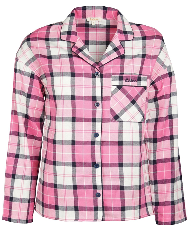 Women's Barbour Ellery PJ Set Nightwear Pink | DAKS-89372