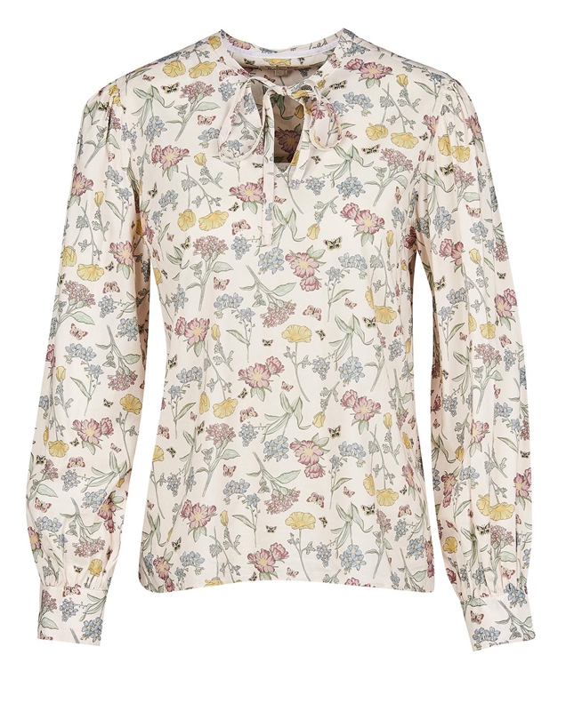 Women's Barbour Esme Top Shirts Multicolor | KVAL-41605