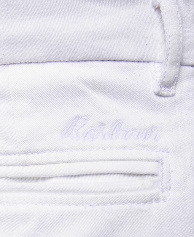 Women's Barbour Essential Chino Pants White | OIGJ-47830