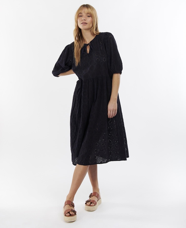 Women's Barbour Hazel Dress Blue | PCWT-90426
