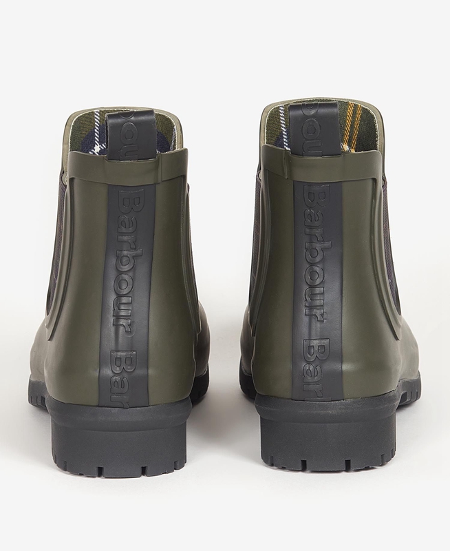 Women's Barbour Kingham Boots Olive | CJNS-09187