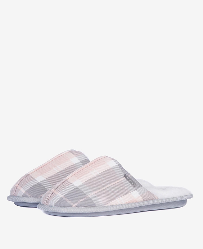 Women's Barbour Maddie Slippers Grey | LATF-74103