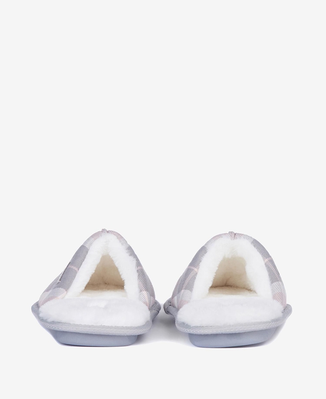 Women's Barbour Maddie Slippers Grey | LATF-74103