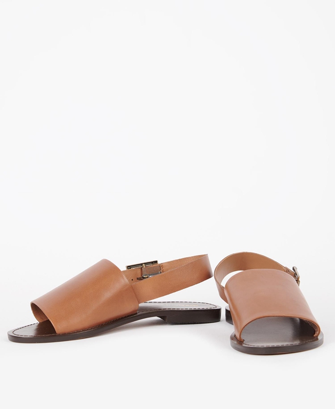 Women's Barbour Moreda Sandals Brown | IDPB-60354