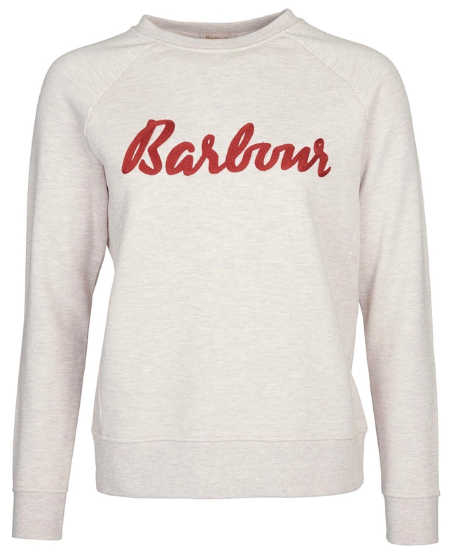 Women's Barbour Otterburn Sweatshirts Beige | VQHD-51607