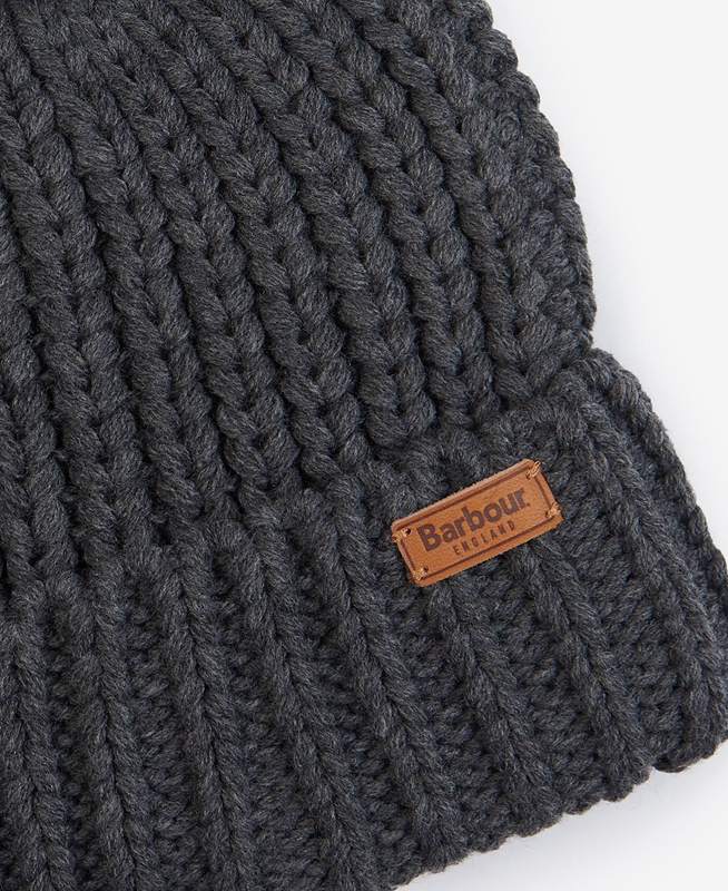 Women's Barbour Saltburn Beanie Hats Black | QSJF-78436