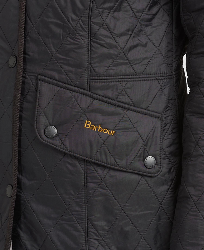 Women's Barbour Steppjacke Cavalry Polarquilt Quilted Jackets Black | ZEOU-13857