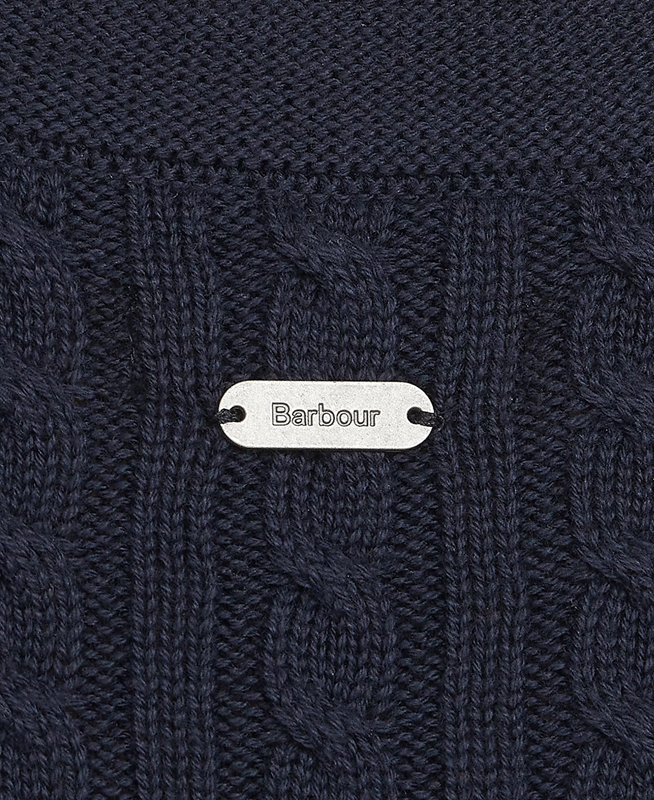 Women's Barbour Stitch Guernsey Dress Navy | OTPU-61359