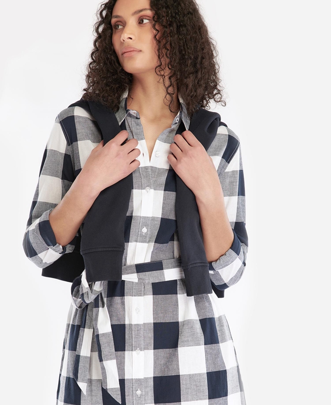 Women's Barbour Tern Check Dress Multicolor | SOBX-53960