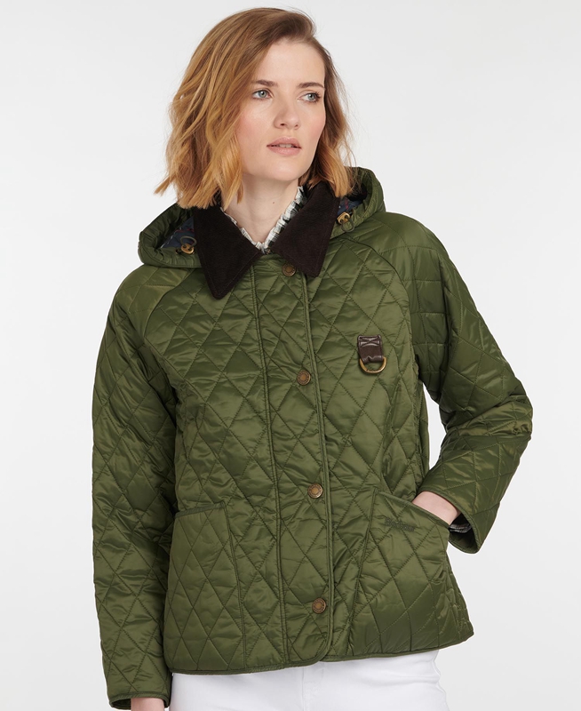 Women's Barbour Tobymory Quilted Jackets Green | BOYE-84537